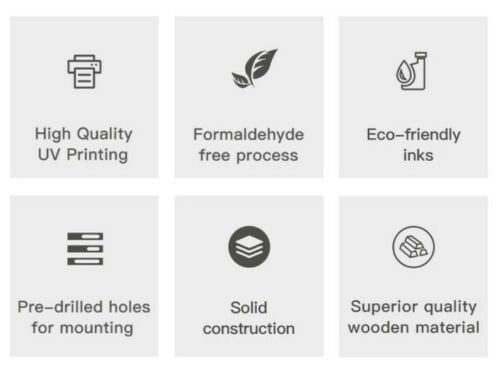 Bombay Sapphire Sign Wood Bar Vintage Man Cave Wall  Wooden Circle Plaques large 30cm garage gift - Image 2